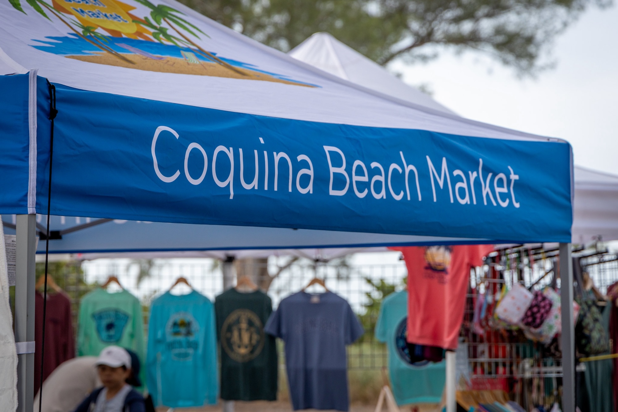 coquina beach market tent