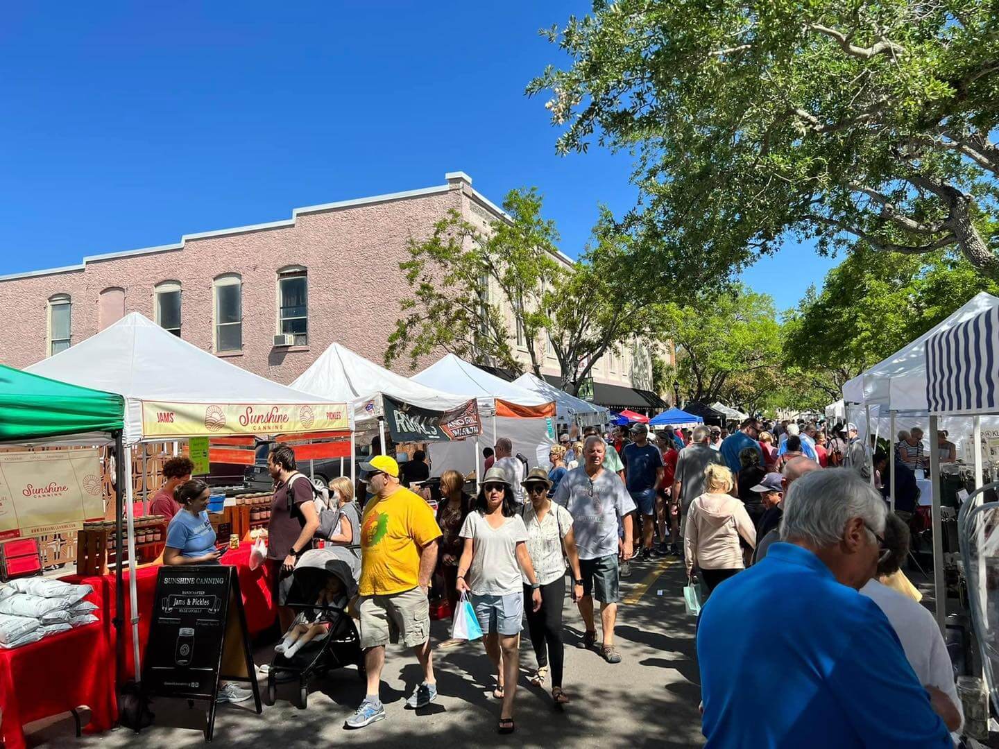 market people walk