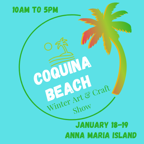 Infographic for Coquina Beach Craft Show